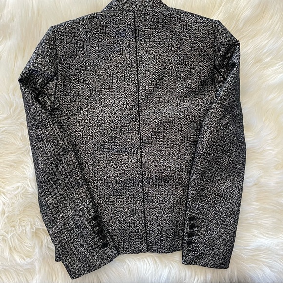 Zadig & Voltaire Vegas Pixel Deluxe Silver Jacket - Picture 15 of 16